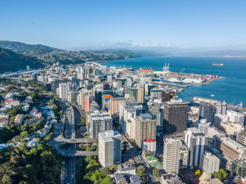 ウェリントン　Wellington　空撮 ニュージーランド　NZ　680px